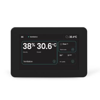 Nutikas puutetundlik LCD-juhtpaneel, must