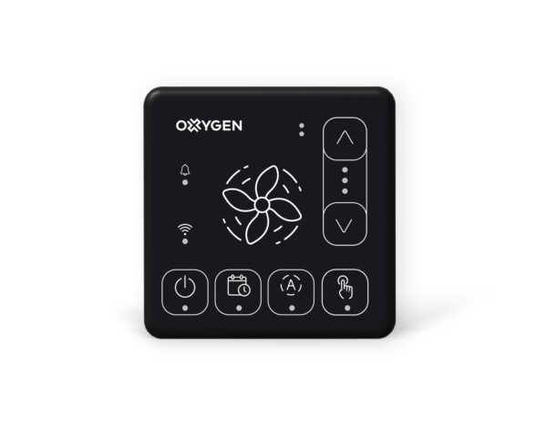 Lihtne kaugjuhtimispult WiFi ja Bluetoothiga, must